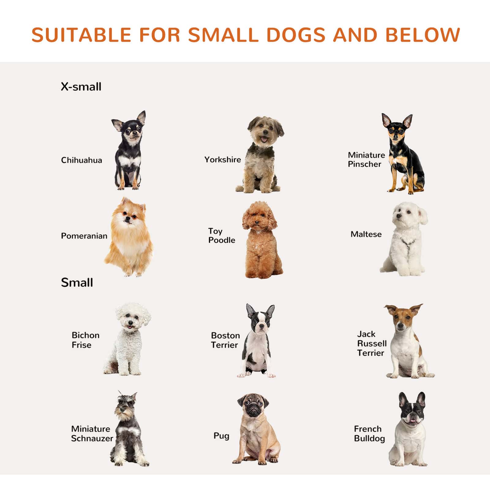 Freestanding Pet Gate, Folding Dog Gate with 2 Support Feet, 24" High, 3 Panels, for Small Dogs, Indoor Use - White - Image 7