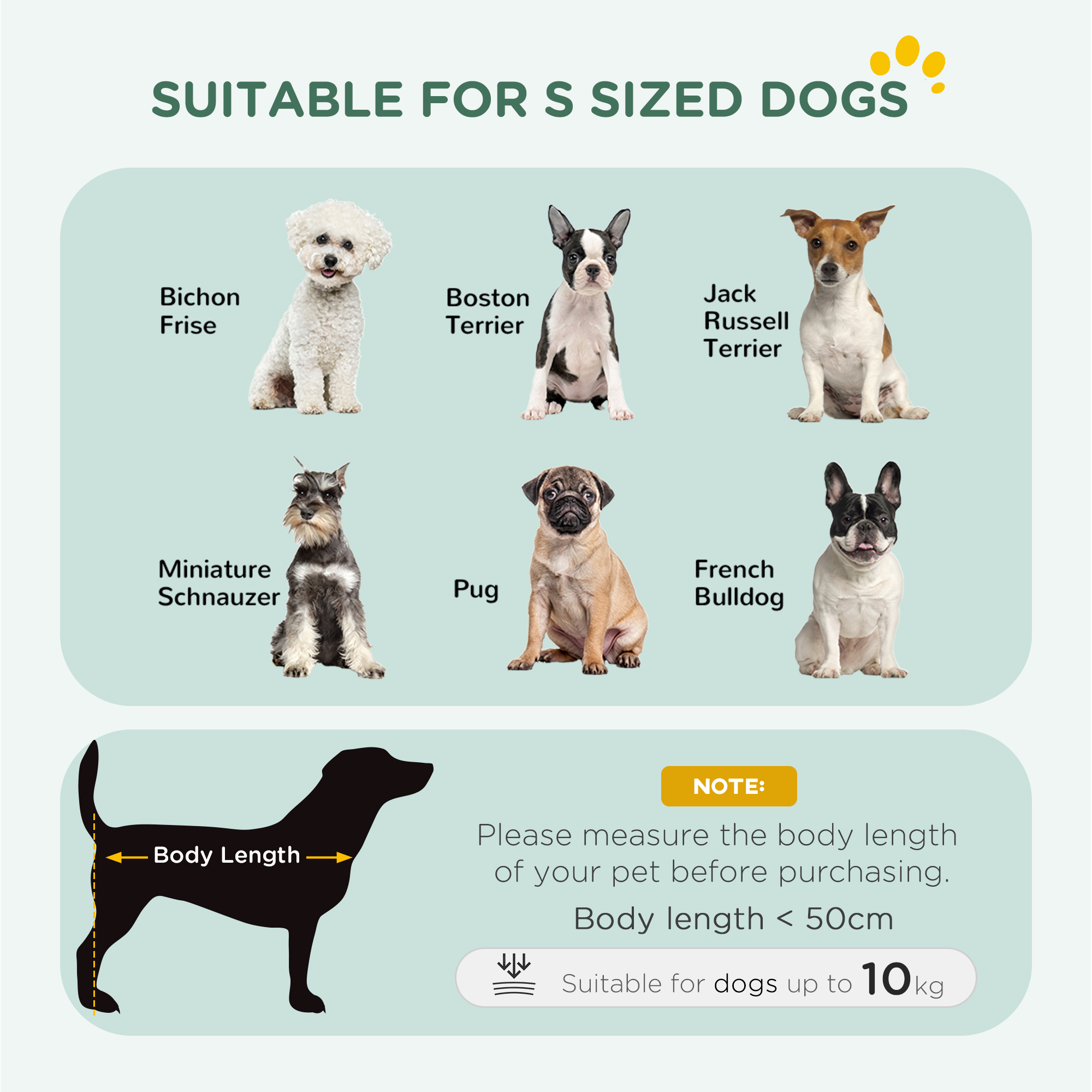 30" Dog Crate with 2 Doors, Folding Metal Dog Cage with Soft Cushion, Removable Tray, Handle, for Small Dogs, Black - Image 6