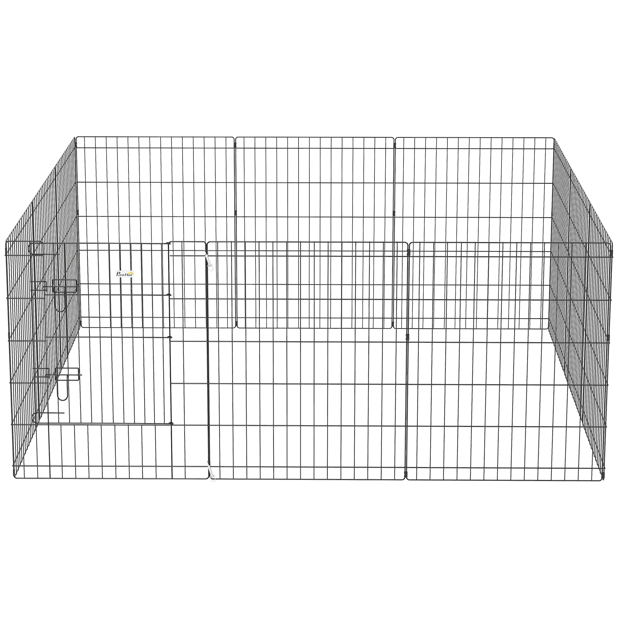 30inch Foldable Metal Exercise Pet Playpen Yard Dog Puppy Kennel Cage 12 Panel