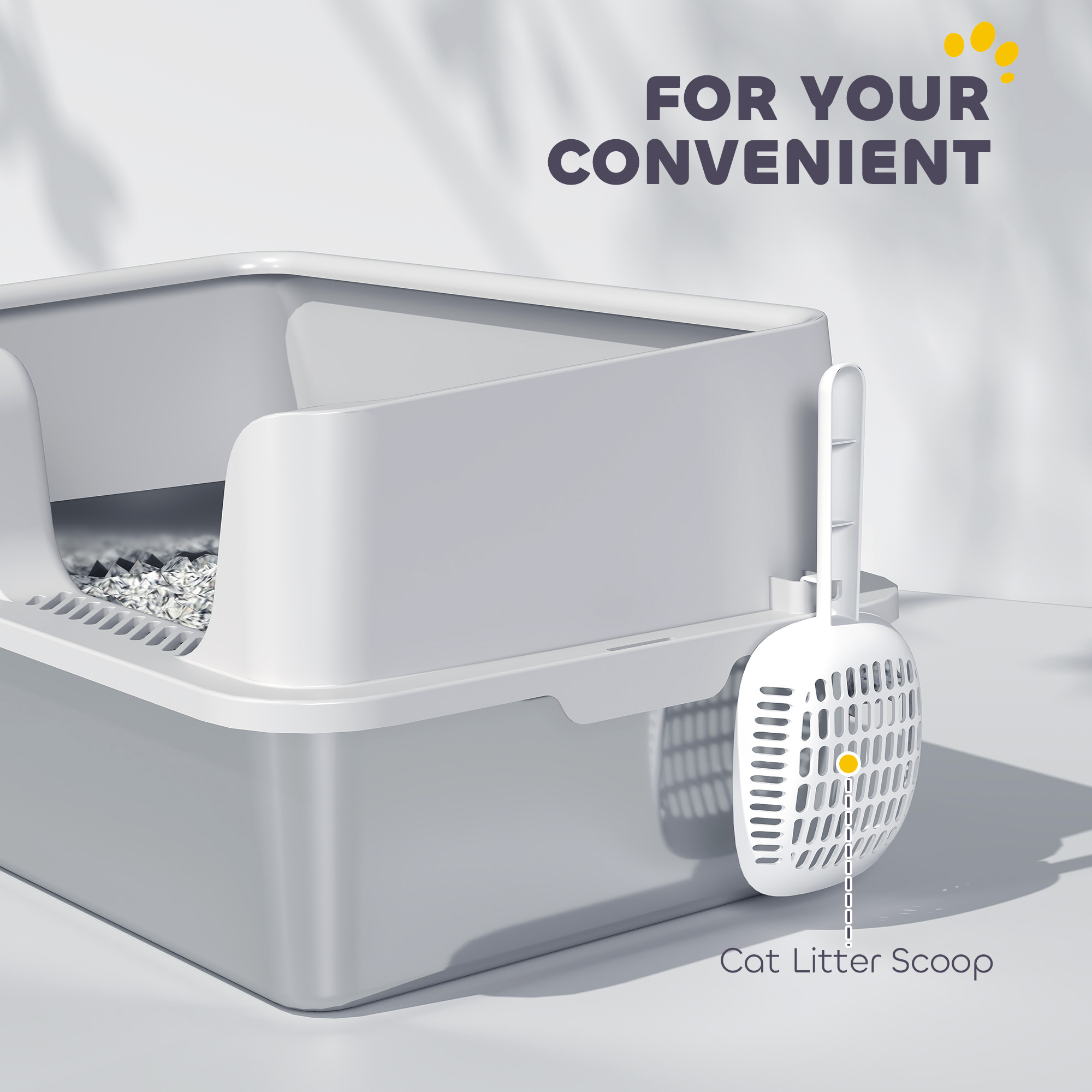 Stainless Steel Cat Litter Box with Lid with Scoop, High Sided, Non-Stick, & Anti-Urine Leakage, Easy Cleaning - Image 7