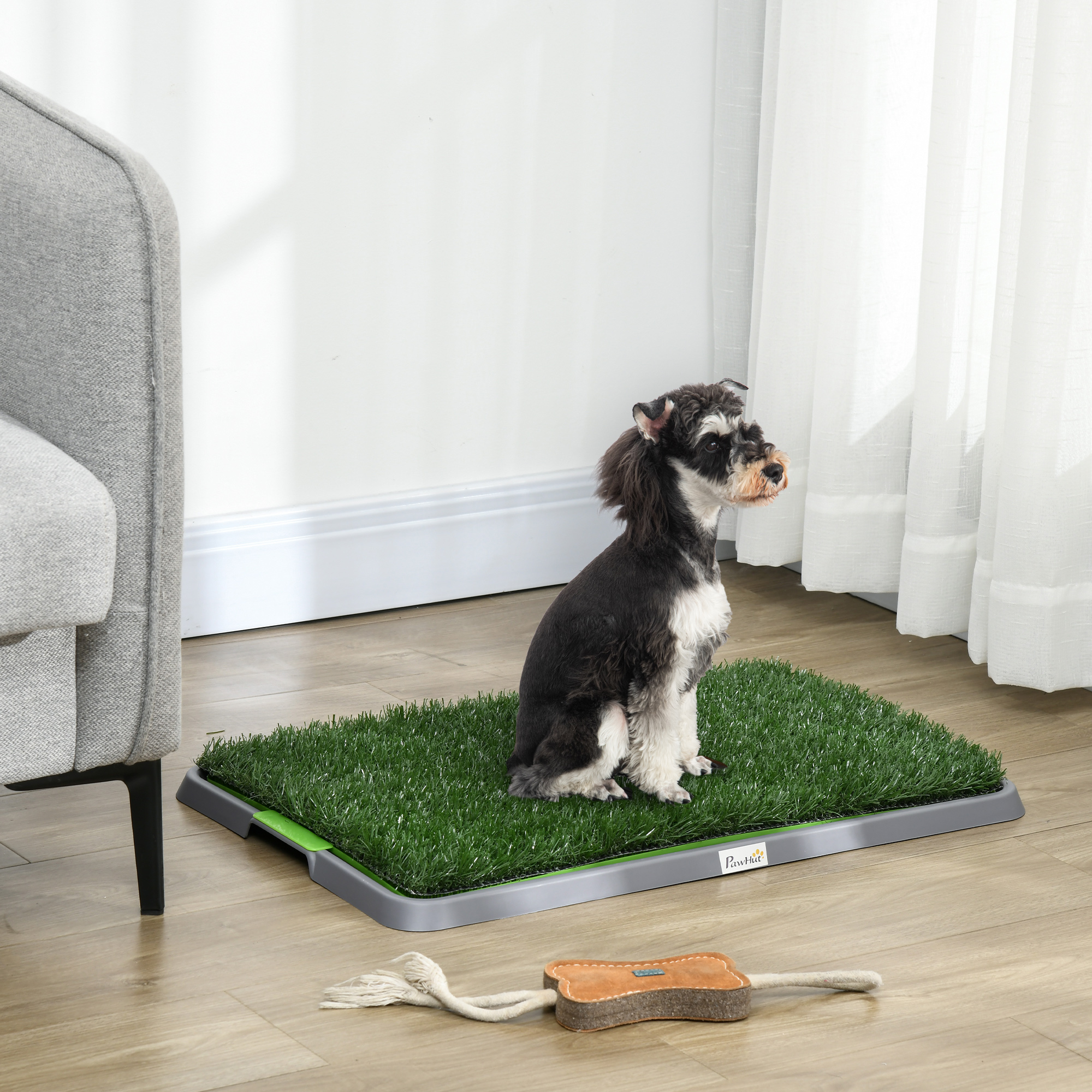 Artificial Grass Pee Pad for Dogs Potty Training, 26" x 16", 2 Packs, Green - Image 8