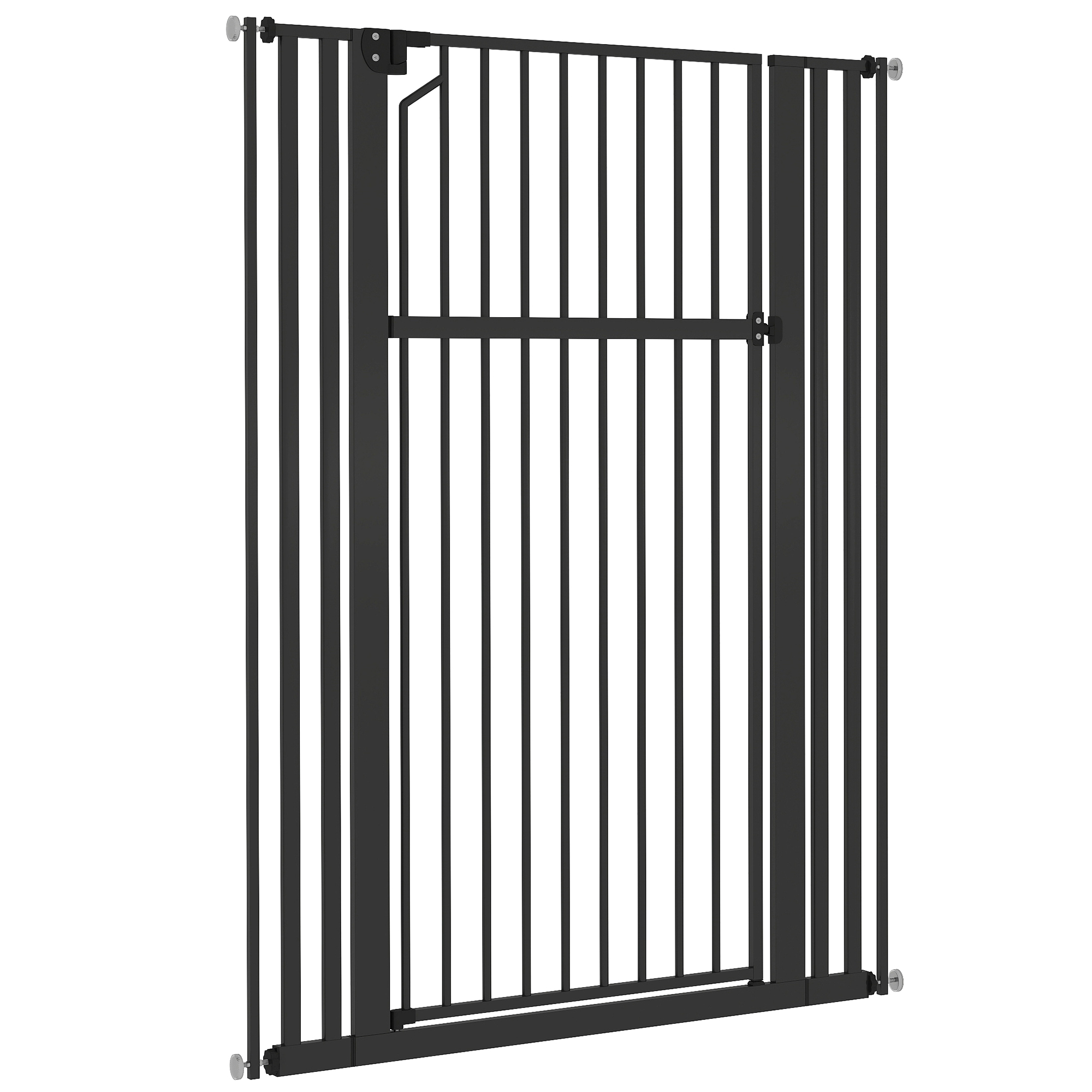 55" Extra Tall Pet Gate 30-41" Wide Adjustable Baby Gate Pressure Mounted for Doorways, Hallways, Stairs