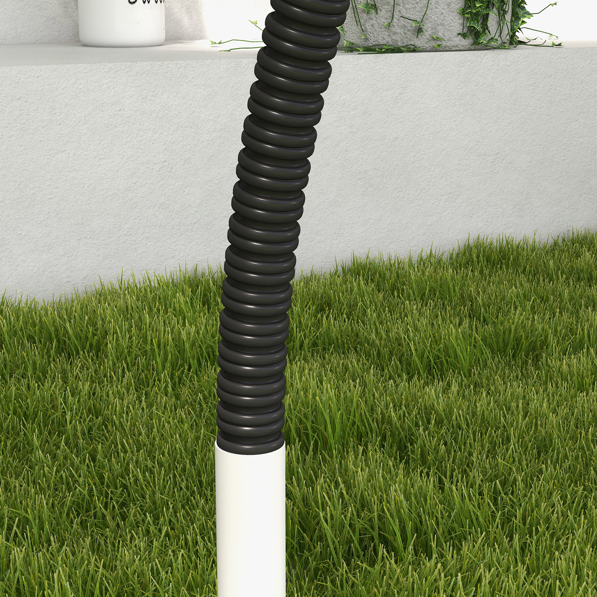 Dog Agility Kit Pet Obstacle Course Training Equipment Outdoor with Weave Poles, Carry Bag, Black