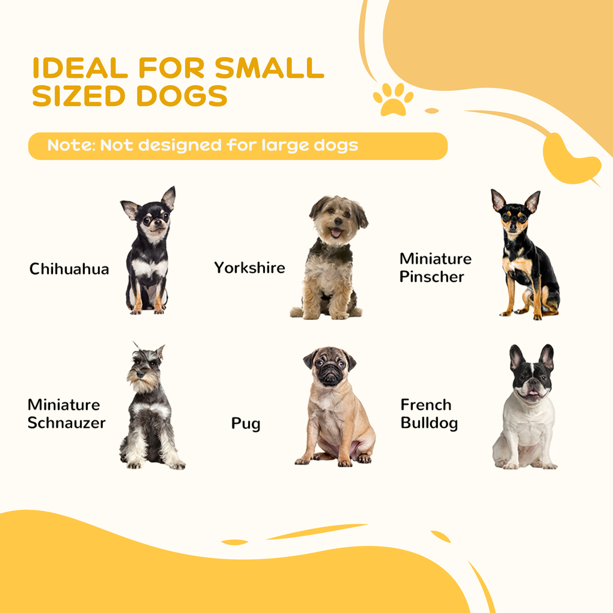 24"H Foldable Dog Gate, 5 Panels Freestanding Pet Gate Barriers Indoor with Support Feet