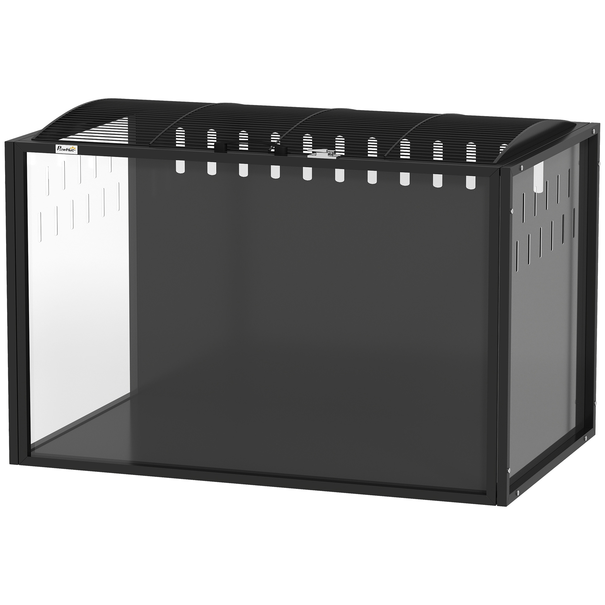 31.9" L Hamster Cage, Large Hamster Habitats Steel Frame Chewproof, Deep Bedding Space for Pets Enrichment
